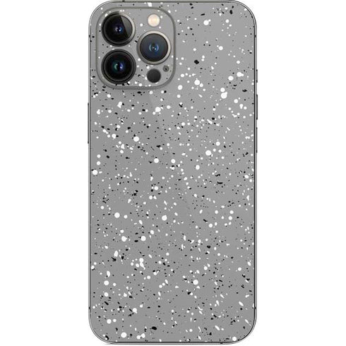Grey Speckle iPhone 15 Pro Max Skin