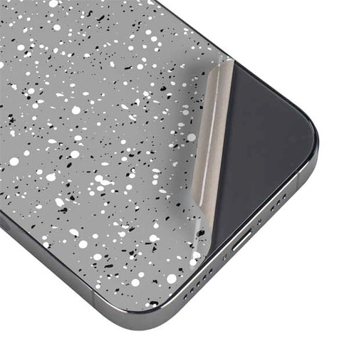 Grey Speckle iPhone 15 Pro Max Skin