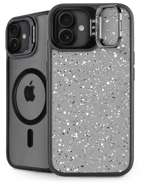 Grey Speckle iPhone 16 Plus Kickstand Case