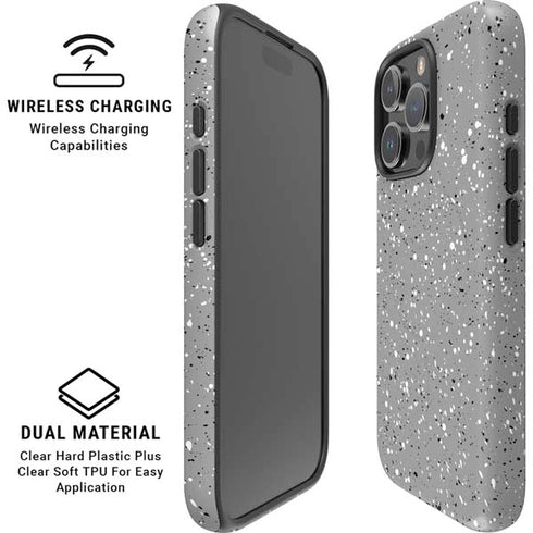 Grey Speckle iPhone 16 Pro Magsafe Impact Case