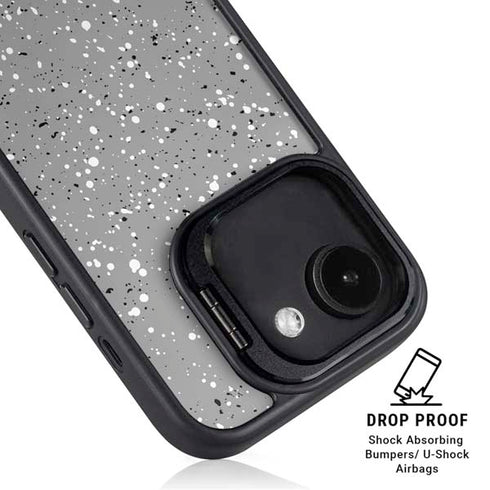 Grey Speckle iPhone 16e Kickstand Case