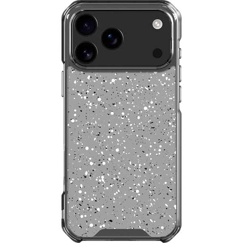 Grey Speckle iPhone 18 Pro Max Clear Case