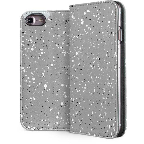 Grey Speckle iPhone 7 Folio Case