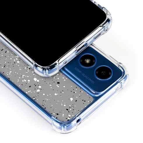 Grey Speckle Moto G 5G (2024) Clear Case