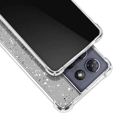 Grey Speckle Moto G Power 5G (2025) Clear Case