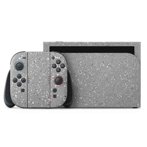 Grey Speckle Nintendo Skins