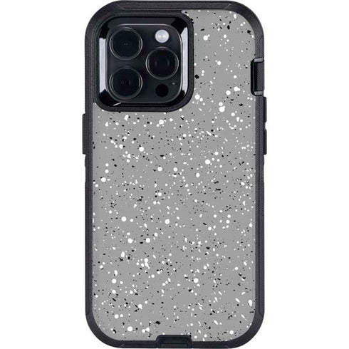 Grey Speckle Otterbox Defender iPhone Skin