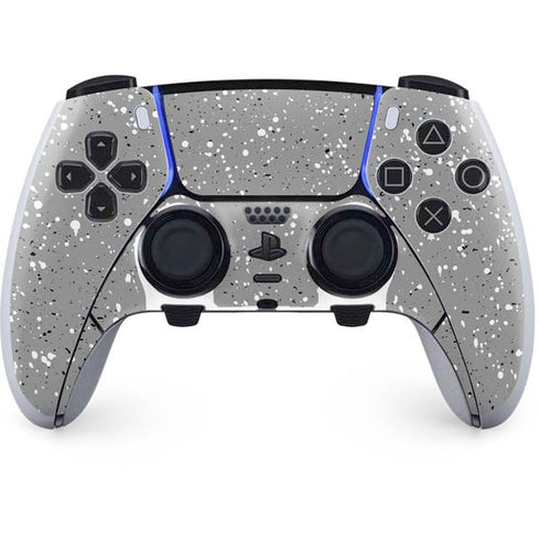 Grey Speckle PS5 DualSense Edge Pro Controller Skin