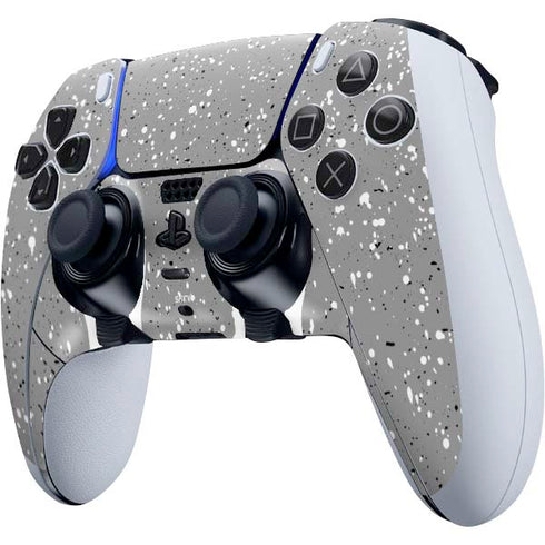 Grey Speckle PS5 DualSense Edge Pro Controller Skin