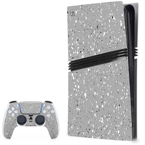 Grey Speckle PlayStation PS5 Skins