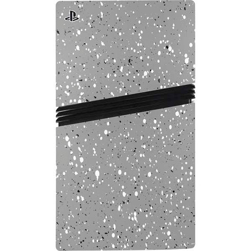 Grey Speckle PS5 Pro Console Skin