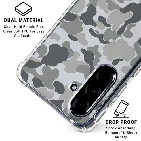 Grey Street Camo Galaxy A36 5G Clear Case