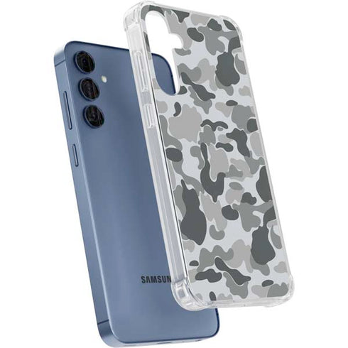 Grey Street Camo Galaxy A55 5G Clear Case