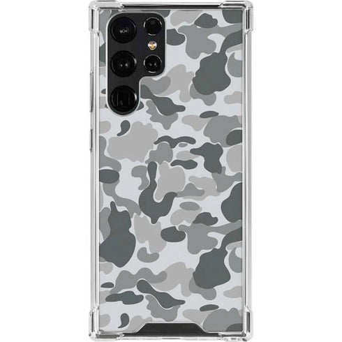 Grey Street Camo Galaxy S23 Ultra Clear Case