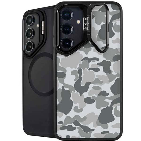 Grey Street Camo Galaxy S25 Kickstand Case