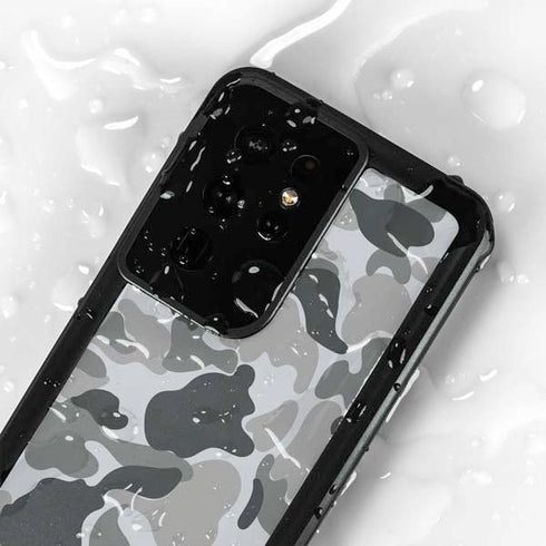 Grey Street Camo Galaxy S24 Ultra Waterproof Case