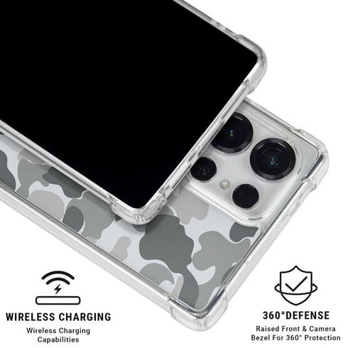 Grey Street Camo Galaxy S26 Ultra Clear Case