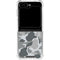 Grey Street Camo Galaxy Z Flip6 Clear Case