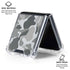 Grey Street Camo Galaxy Z Flip6 Clear Case