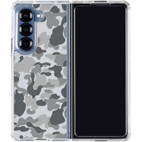 Grey Street Camo Galaxy Z Fold6 Clear Case
