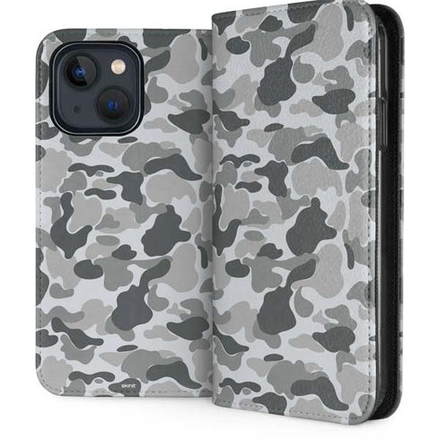 Grey Street Camo iPhone 13 Folio Case