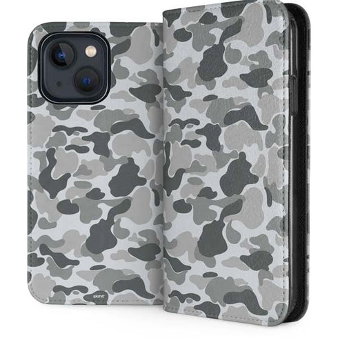 Grey Street Camo iPhone 14 Folio Case
