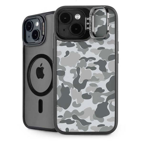 Grey Street Camo iPhone 14 Kickstand Case