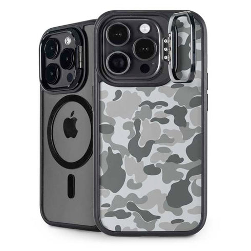 Grey Street Camo iPhone 14 Pro Kickstand Case