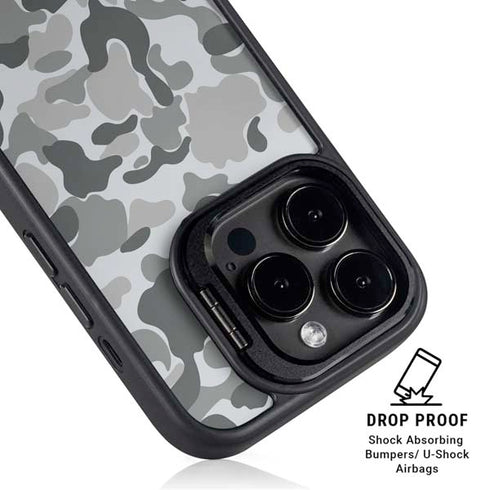 Grey Street Camo iPhone 14 Pro Kickstand Case