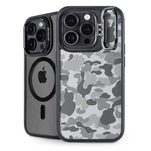 Grey Street Camo iPhone 14 Pro Max Kickstand Case
