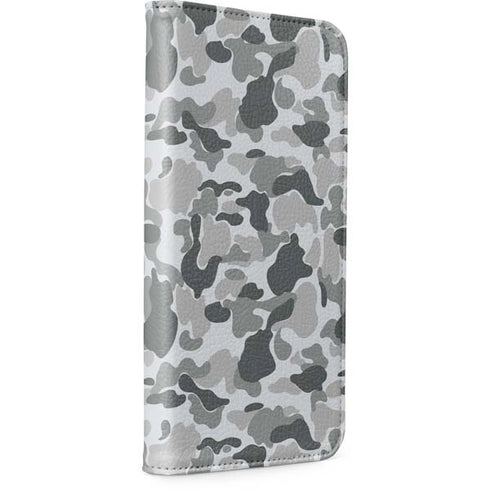 Grey Street Camo iPhone 15 Plus Folio Case