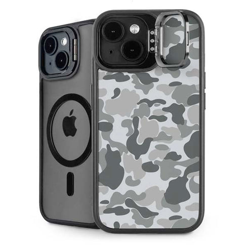 Grey Street Camo iPhone 15 Plus Kickstand Case