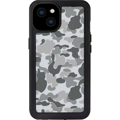 Grey Street Camo iPhone 15 Plus Waterproof Case