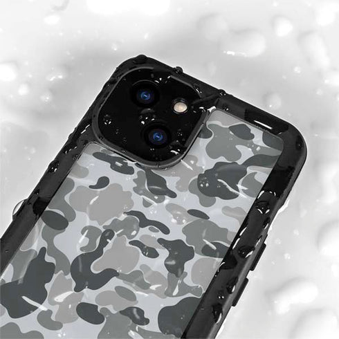 Grey Street Camo iPhone 15 Plus Waterproof Case
