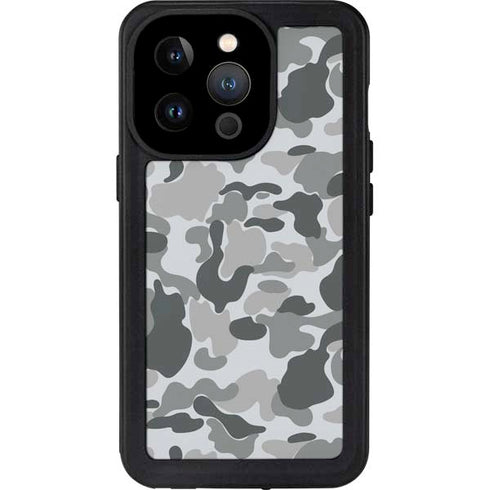 Grey Street Camo iPhone 15 Pro Waterproof Case