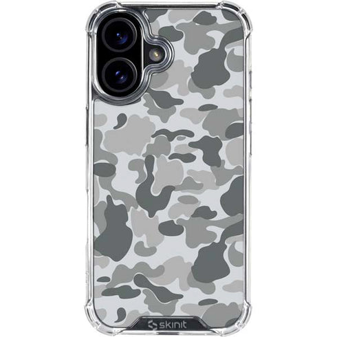 Grey Street Camo iPhone 16 Clear Case