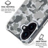 Grey Street Camo iPhone 16 Clear Case
