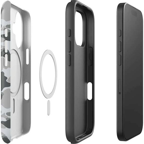 Grey Street Camo iPhone 16 Magsafe Impact Case