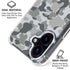 Grey Street Camo iPhone 16 Plus Clear Case