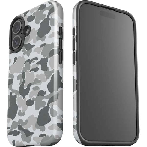 Grey Street Camo iPhone 16 Plus Impact Case