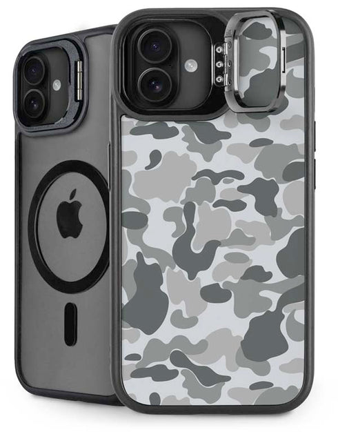 Grey Street Camo iPhone 16 Plus Kickstand Case