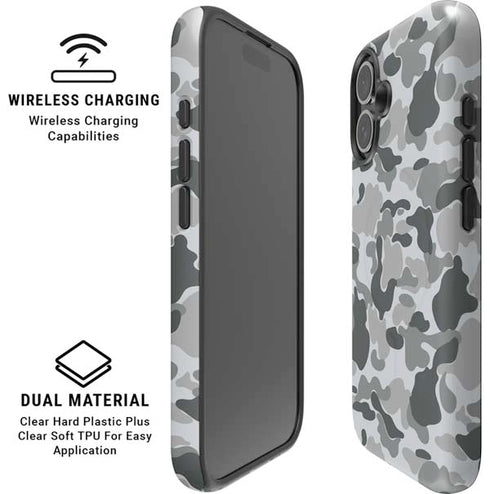 Grey Street Camo iPhone 16 Plus Magsafe Impact Case