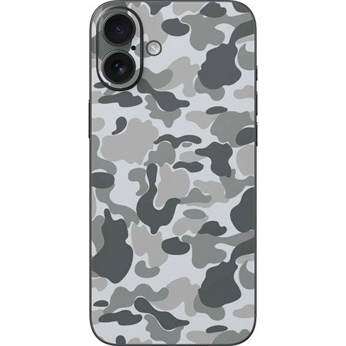 Grey Street Camo iPhone 16 Plus Skin