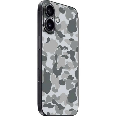 Grey Street Camo iPhone 16 Plus Skin