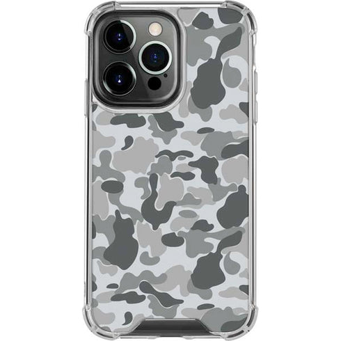 Grey Street Camo iPhone 16 Pro Clear Case