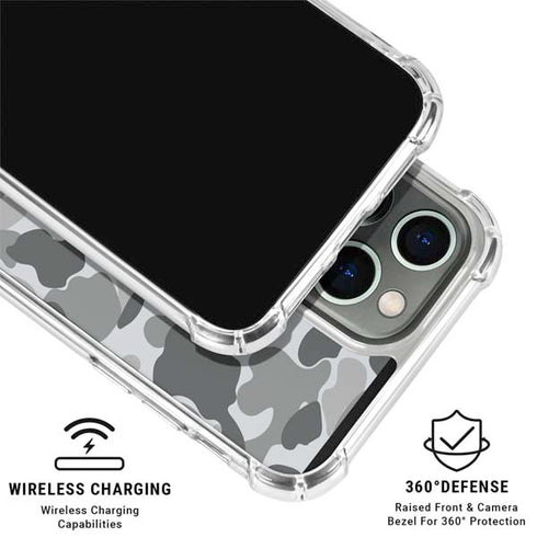 Grey Street Camo iPhone 16 Pro Clear Case