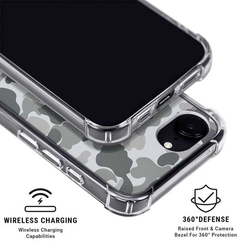 Grey Street Camo iPhone 16e Clear Case