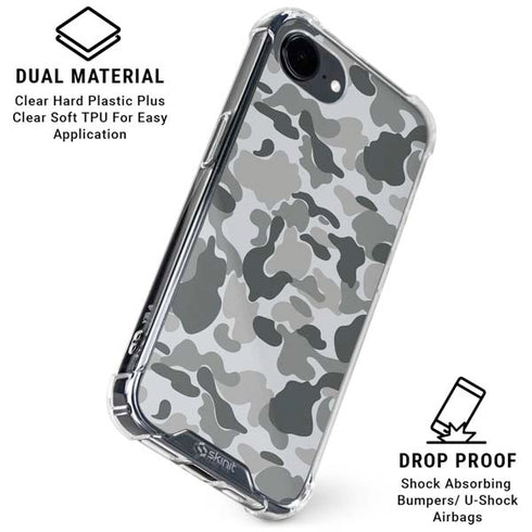 Grey Street Camo iPhone 16e Clear Case