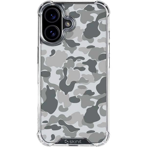 Grey Street Camo iPhone 17 Clear Case
