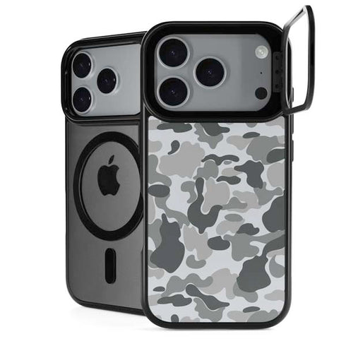 Grey Street Camo iPhone 18 Pro Kickstand Case